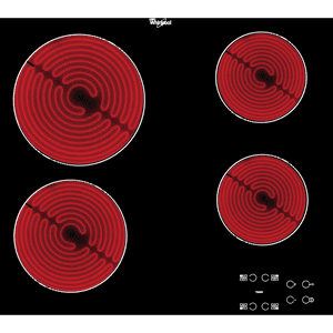 steklokeramična kuhalna plošča Whirlpool AKT 8090/NE
