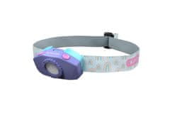 LEDLENSER Kidled 2 otroška naglavna svetilka, vijolična