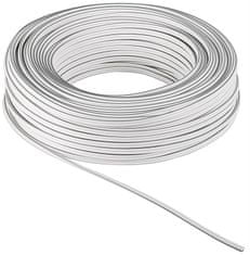 Goobay 2x2,5 mm CU bakreni zvočniški kabel 10 m bele barve