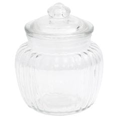 Vidaxl Kozarci za shranjevanje 6 kosov 500 ml steklo