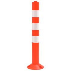Vidaxl Prometni stebriček 10 kosov 75 cm