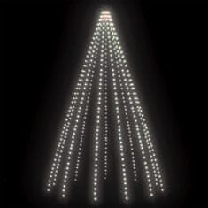 Greatstore Lučke za novoletno jelko 500 LED lučk hladno bele 500 cm