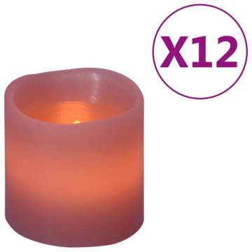 Vidaxl Električne LED svečke 12 kosov toplo bele