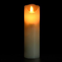 Vidaxl Komplet LED svečk 5-delni z daljincem toplo bele