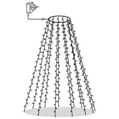 Greatstore Lučke za novoletno jelko s 180 LED diodami IP44 180 cm