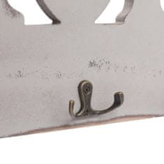 Vidaxl Stenski obešalnik za plašče HOME 50x23 cm