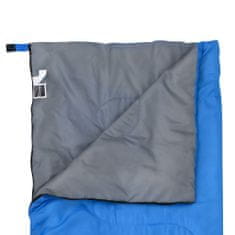 Greatstore Lahka otroška spalna vreča, pravokotna, modra, 670 g, 15°C