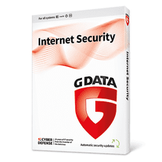 G Data Internet Security 2025, 1-leto, 3 PC, ESD licenca (kartica)
