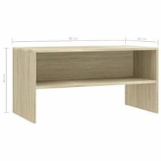 Vidaxl TV omarica sonoma hrast 80x40x40 cm iverna plošča