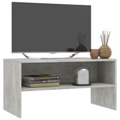 Vidaxl TV omarica betonsko siva 80x40x40 cm iverna plošča