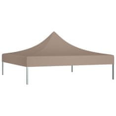 Vidaxl Streha za vrtni šotor 3x3 m taupe 270 g/m2