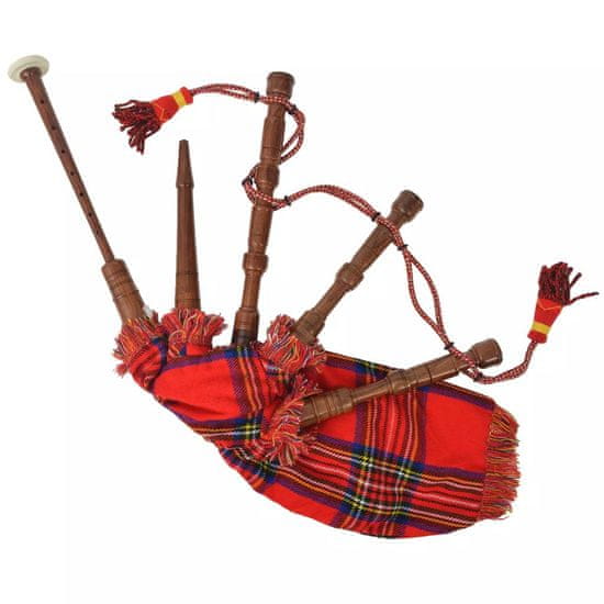 Vidaxl Škotske Dude Great Highland Rdeč Royal Stewart Tartan