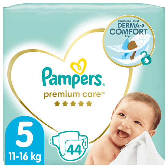 Pampers pleničke Premium Care 5 Junior (11-16 kg) 44 kosov