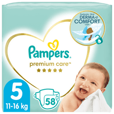 Pampers plenice Premium Care 5 Junior (11-16 kg) 58 kosov