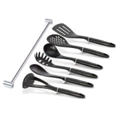 Berlingerhaus Kuhinjski pripomočki s stensko montažo 7 kosov Royal Black Collection BH-6327
