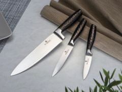 Berlingerhaus Komplet nožev iz nerjavečega jekla 3 kosi Carbon PRO Line BlackSmith BH-2465