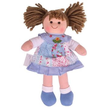 Bigjigs Toys Lutka iz blaga Sarah 28 cm