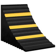 Vidaxl Zagozda za kolesa 2 kosa 29x16x19 cm guma