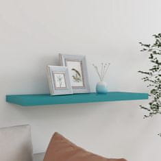 Vidaxl Stenska polica modra 80x23,5x3,8 cm MDF
