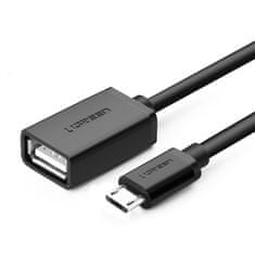 Ugreen US133 OTG adapter USB / micro USB F/M, črna