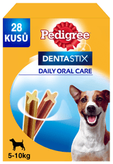Pedigree žvečilne palčke za pse DentaStix, velikost S, 28 kosov