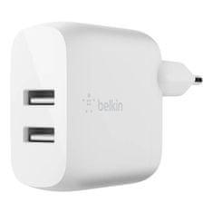 Belkin polnilec, 24 W, USB-A, Lightning kabel (WCD001vf1MWH)