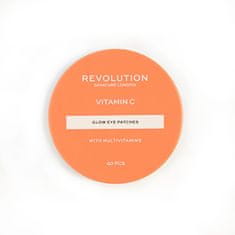 Revolution Skincare Gel blazinice z Vitamin C (Glow Eye Patches) 30 parov