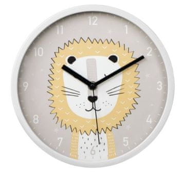 Hama Lucky Lion stenska ura, premer 25 cm, tiho delovanje
