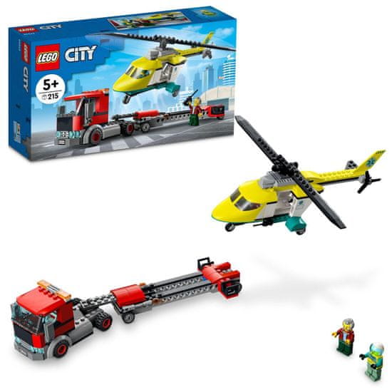 LEGO City - Prevoz z reševalnim helikopterjem (60343)