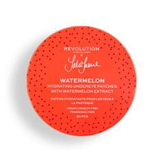 Revolution Skincare Vlažilne blazinice za oči x Jake Jamie Watermelon Hydrating obliži za podočnjake 30 parov