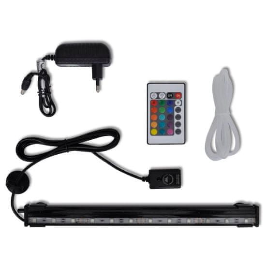 Vidaxl Potopljiva LED Akvarijska Svetilka + Mehurčki, RGB 32 cm