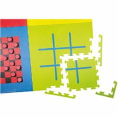 Lean-toys 100 delni set puzle kocke penasta igralna podlaga 1,44m2