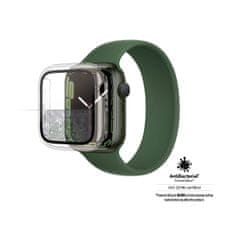 PanzerGlass zaščitno steklo in ovoj za Apple Watch 7/8, 41 mm, prozorno