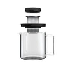 Exclusive čajnik s filtrom - cedilom 1,3l / steklo, pvc
