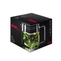 Exclusive čajnik s filtrom - cedilom 1,3l / steklo, pvc