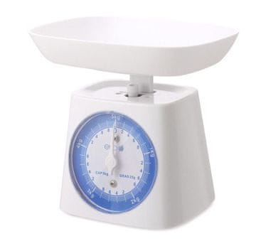 Eva Mehanska kuhinjska tehtnica 25g-5kg / bela / pvc