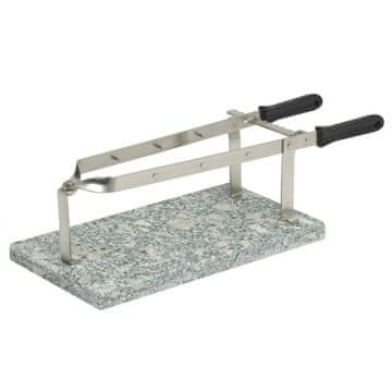 ILSA Stojalo za pršut 61x25xh17cm / marmor, inox, pvc