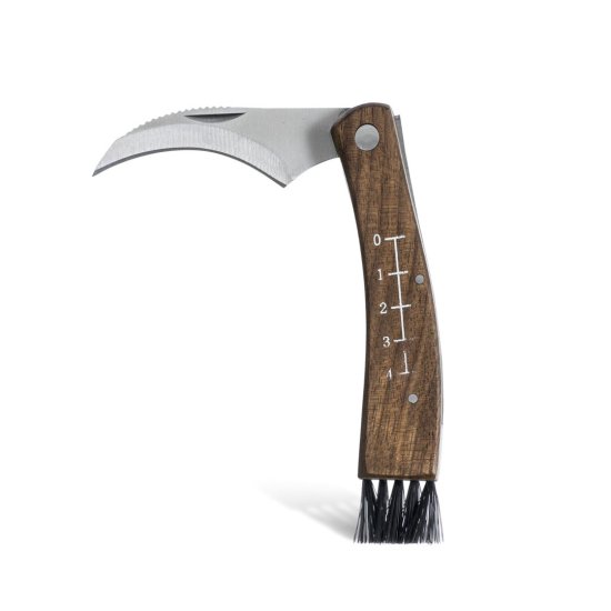 Sagaform Zložljiv gobarski nož v etuiju / inox, les