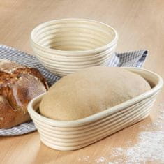 Westmark Košara za vzhajanje kruha Vimi 27x14x7cm / ovalna / les