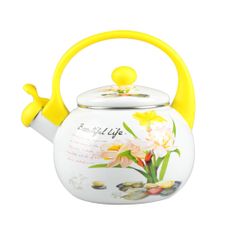 Hop čajnik rumena lilija 2,2l / indukcija / emajl