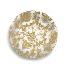 Brandani Skleda Damasco Gold 30cm / zlata / steklo