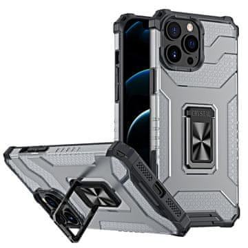HURTEL Hurtel Crystal Ring ohišje za iPhone 12 Pro Max, črno
