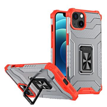 HURTEL Hurtel Crystal Ring ohišje za iPhone 13, rdeče