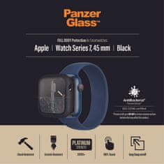 PanzerGlass Full Protection zaščitno steklo za Apple Watch 7/8, 45mm (3664)