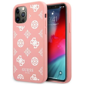 Guess GUHCP12MLSPEWPI iPhone 12/12 Pro 6,1" roza trdi ovitek Peony Collection