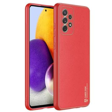 Dux Ducis Dux Ducis Yolo elegant case made of soft TPU and PU leather for Samsung Galaxy A72 4G red