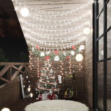Vidaxl Okrasne lučke bučke na vrvici 40 m 400 LED hladno bele