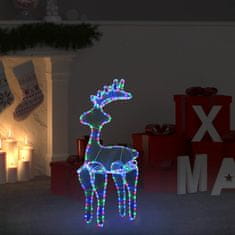 Vidaxl Božični jelen z mrežo 306 LED lučk 60x24x89 cm