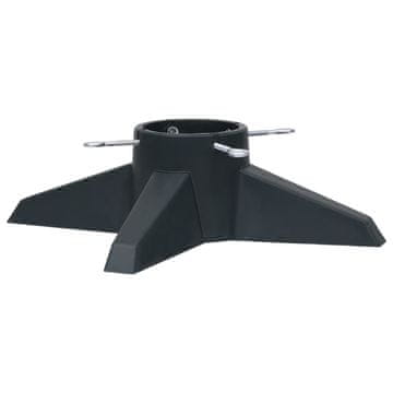 Vidaxl Stojalo za novoletno jelko zeleno 55,5x55,5x15 cm