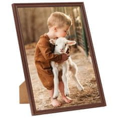 Vidaxl Foto okvirji 10 kosov namizni rjavi 20x25 cm MDF